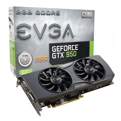 02G-P4-1952-KR EVGA GeForce GTX 950 2GB Gaming (DP, HDM...