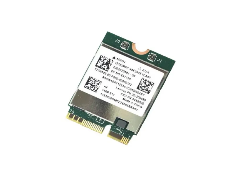 04X6020 Lenovo Wireless Bluetooth Wi-Fi Card by Broadco...