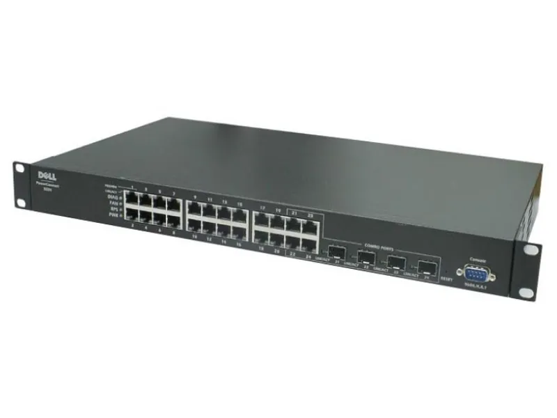 0XJ675 Dell PowerConnect 5324 24-Ports 10/100/1000 + 4 ...