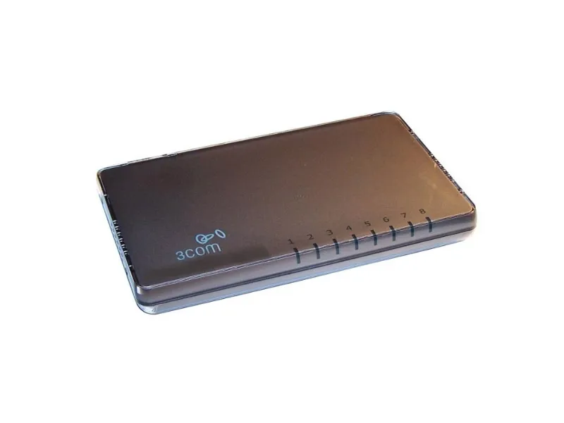 3CGSU08 3Com Gigabit Ethernet Switch 8 x 10/100/1000Bas...