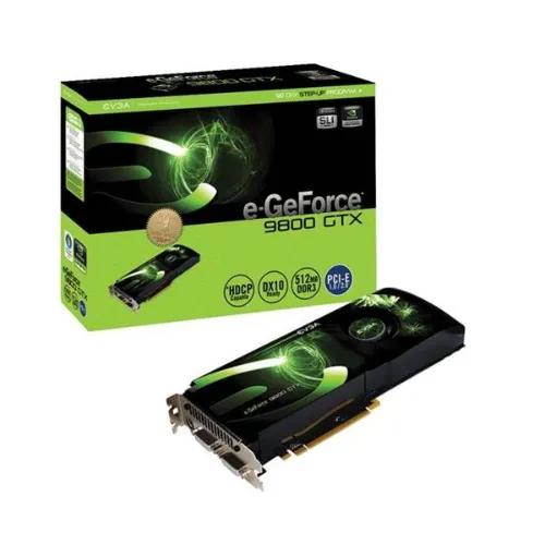 512-P3-N871-TR EVGA Nvidia GeForce 9800GTX 512MB 256-Bi...