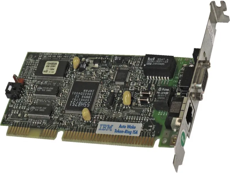 55H6810 IBM Auto Wake Token Ring ISA Adapter