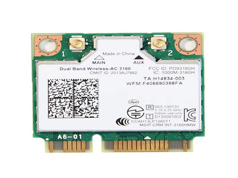 792204-001 HP RTL8723BE 1x1 Bluetooth + WIFI Adapter fo...