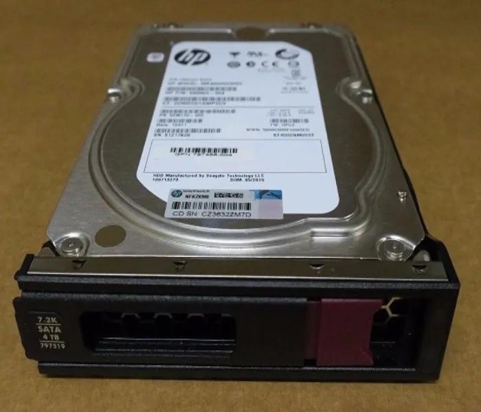 797519-001 HP 4TB 7200RPM SATA 6GB/s 3.5-inch Hard Driv...