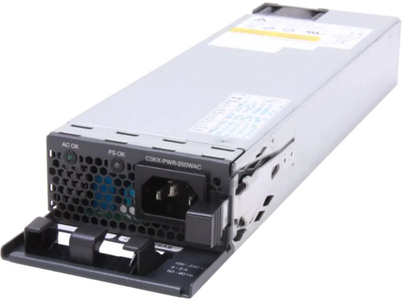 C3KX-PWR-350WAC= Cisco 350-Watts Hot Pluggable Redundan...