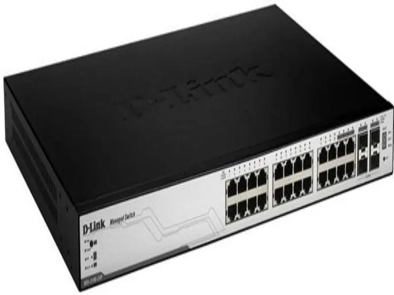 DGS-3100-24P D-Link Managed 24-Port Gigabit Stackable P...