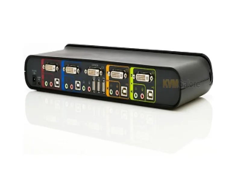 F1DD104L Belkin SOHO 4-Port DVI and USB KVM Switch