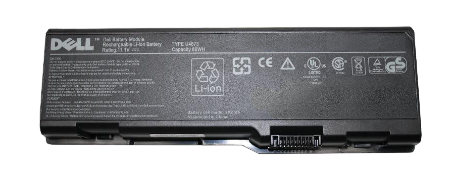 F5127 Dell 9-Cell 11.1V 6600mAh 80WHr Lithium-Ion Batte...