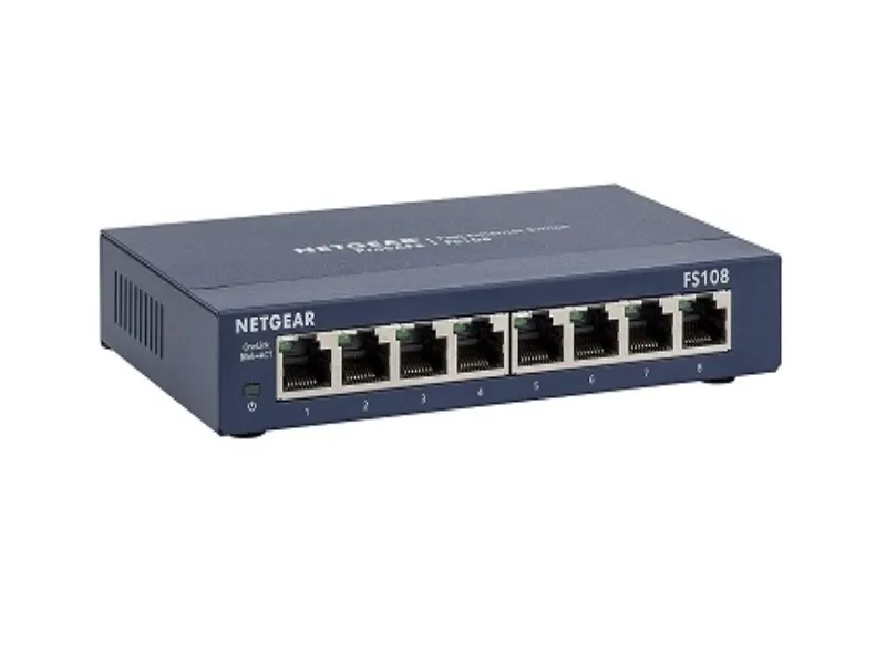 GS108PE-300NAS Netgear 8-Port 10/100/1000 (PoE) Gigabit...