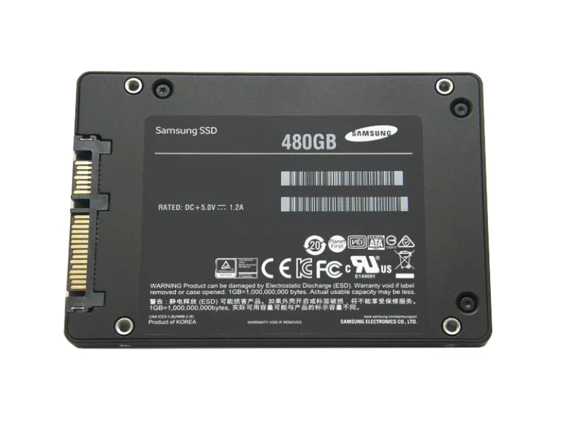 MZ-7KM480B Samsung 480GB Multi-Level Cell SATA 6GB/s Mi...