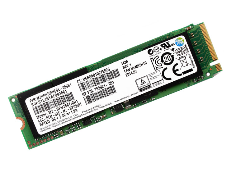 MZHPU256HCGL Samsung XP941 Series 256GB Multi-Level Cel...