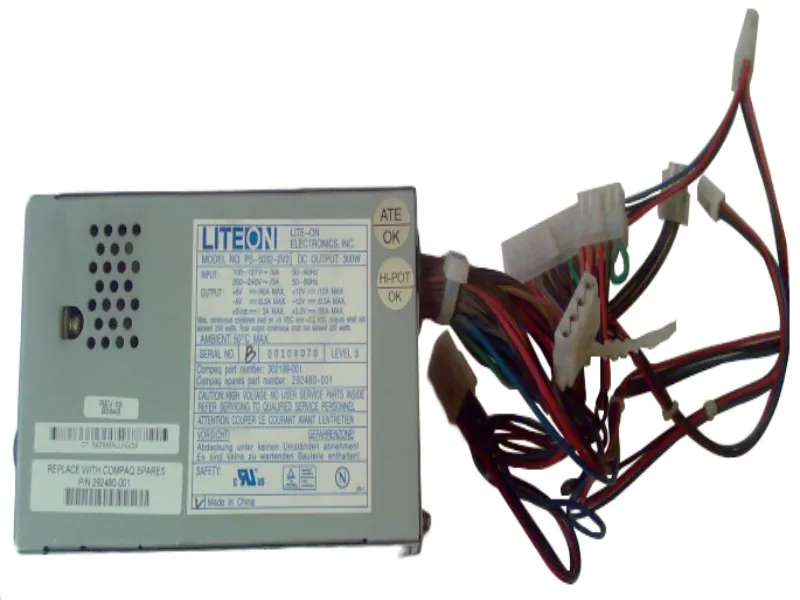 PS-5032-2V2 HP 300-Watts 20-Pin ATX Internal Power Supp...