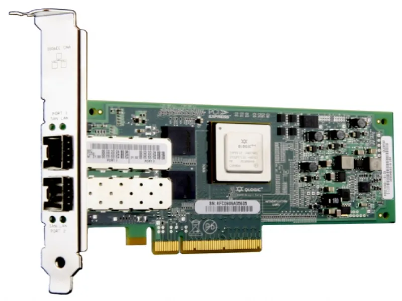 QLE8152-SR QLogic 10GBE Dual Port PCI Express Fibre Cha...