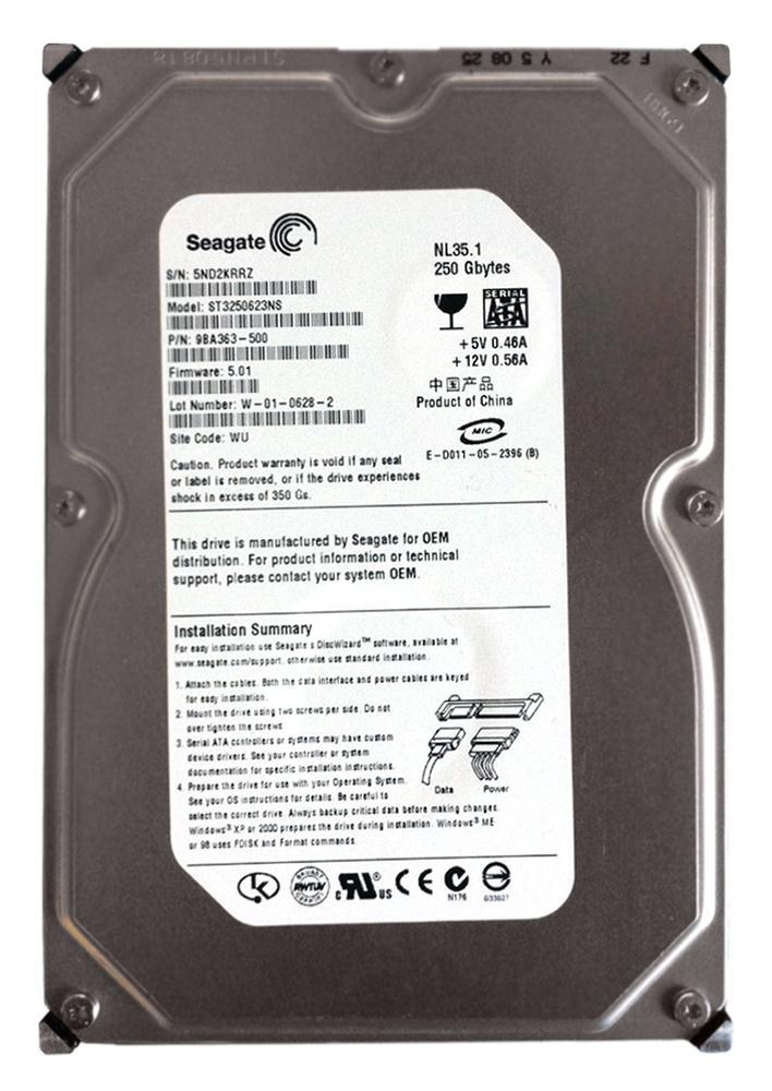 ST3250623NS Seagate NL35 250GB 7200RPM SATA-150 16MB Ca...