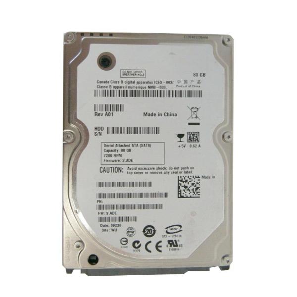 TT572 Dell 80GB 7200RPM SATA 3GB/s 2.5-inch Hard Drive