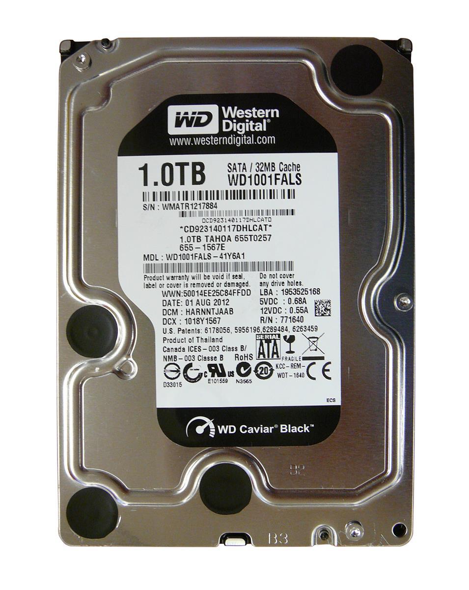 WD1001FALS-41Y6A1 Western Digital Caviar Black 1TB 7200...