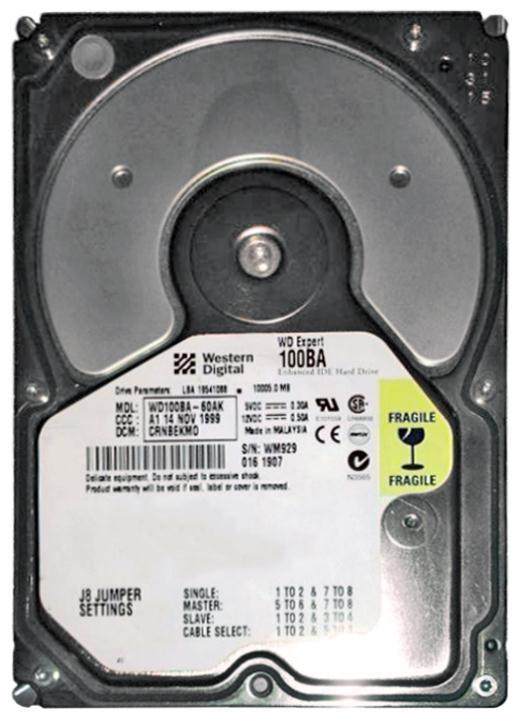 WD100BA Western Digital Caviar 10GB 7200RPM ATA-66 2MB ...