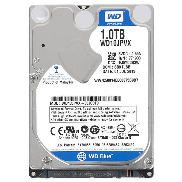 WD10JPVX Western Digital 1TB 5400RPM SATA 6GB/s 8MB Cac...