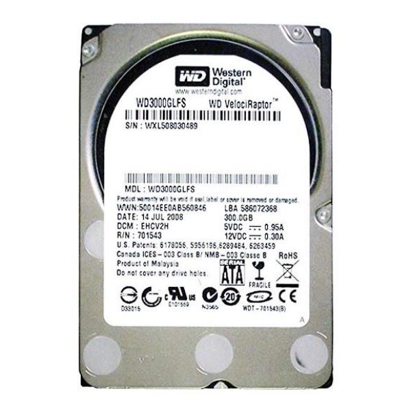 WD3000GLFS Western Digital Velociraptor 300GB 10000RPM ...