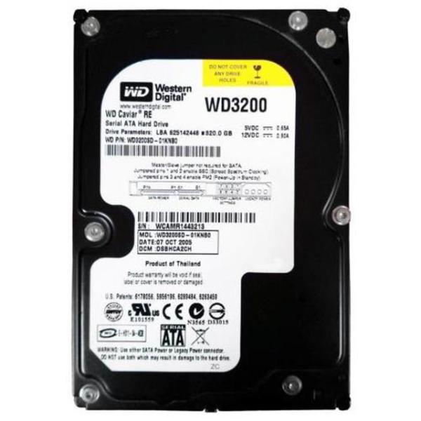 WD3200SD-01KNB0 Western Digital Caviar RE 320GB 7200RPM...